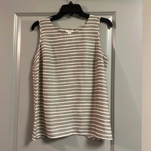 J. Crew Sleeveless Blouse size 8